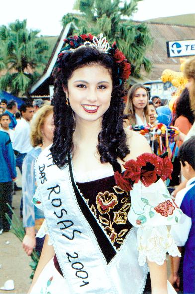 A Rainha das Rosas, Juliana Melo Nomiya. Foto: WeBcena